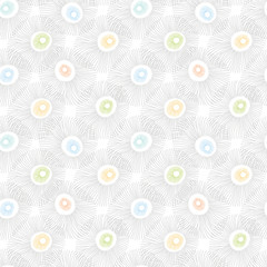 Vector abstract seaweed seamless pattern