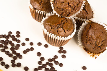 Chbocolate muffins