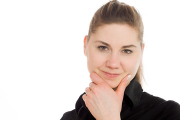 Fototapeta premium Model isolated confident