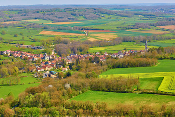 Fototapeta na wymiar Flavigny-sur-Ozerain in Burgundy, France