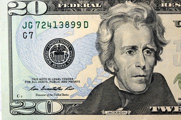 United States Currency Twenty Dollar Bill