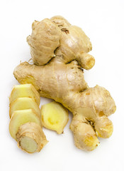 ginger isolated on white background
