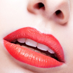 Obraz premium Lips zone makeup