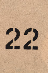 Number twenty two
