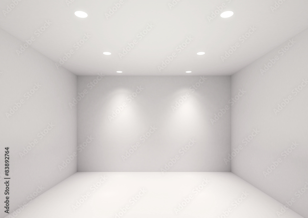 Wall mural empty space