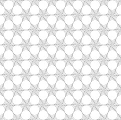 Black and white geometric seamless pattern modern stylish.