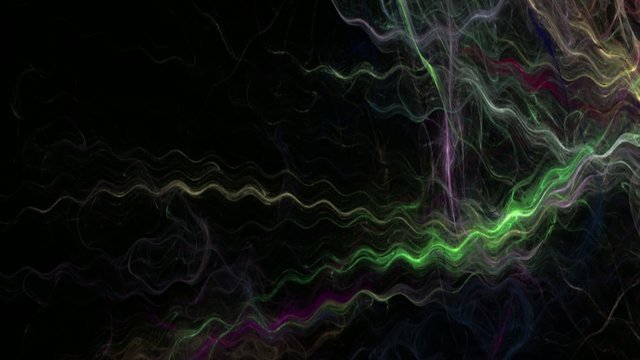 Abstract motion waves of light -Animated screen saver background