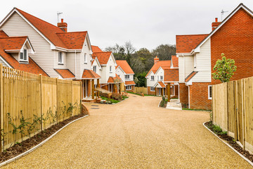 New residential house development.
