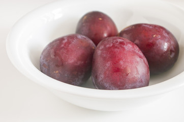 fresh plums