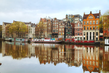 Fototapeta na wymiar Overview of Amsterdam, the Netherlands
