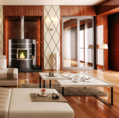 Suite with Fireplace (focus)