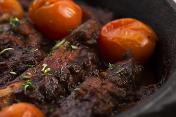Octopus with tomato sauce
