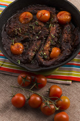 Octopus with tomato sauce