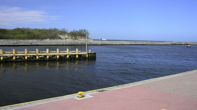 Hafen von Ustka, Stolpm&uuml;nde, Polen
