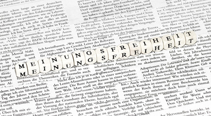 Obraz premium Meinungsfreiheit
