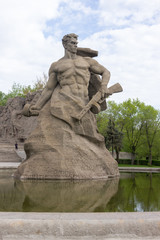 The monument to "fight to the death" soldiers