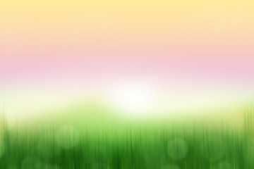 Fototapeta na wymiar Blur soft abstract background,nature theme,sunset time