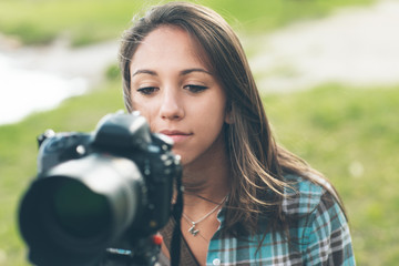 Young photographer and videomaker