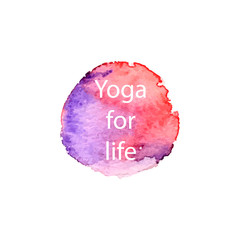 watercolor yoga