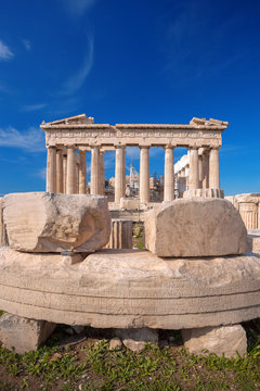 Parthenon temple on the Acropolis in Athens, Greece