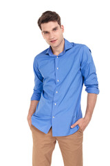 Handsome young man posing