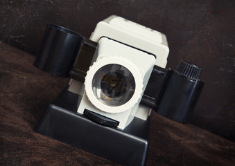 Retro slide projector