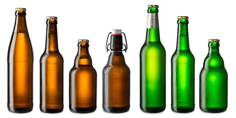 Gardinen Bierflaschenset © stockphoto-graf