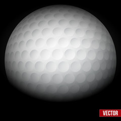 Background of traditional golf ball. Vector.
