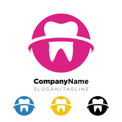 Dentist Dental Tooth vector logo icon