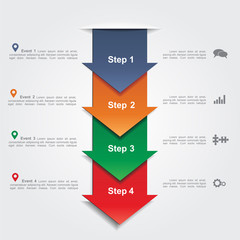 Infographic design template. Vector illustration