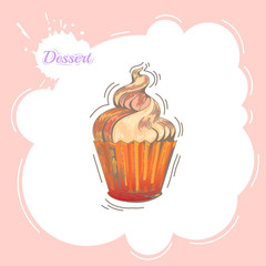 Cupcakes. Poster