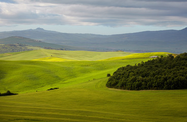 Scenic summer Tuscany landscape , Italy