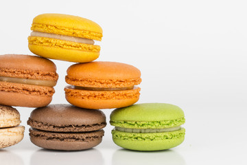 Colored cookies - Stock image macro.