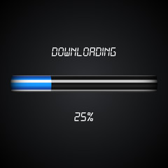 Downloading progress bar