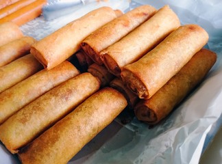 Fried spring roll (Por Pia Tod)/ Close up 