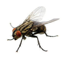 fly on a white