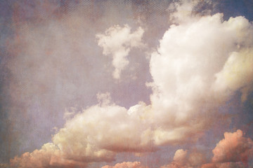 epic sky, canvas texture