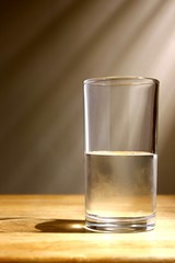 Glass of cold water