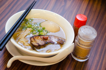 Japanese Ramen with Grilled Pork
