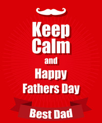 Illustration on the day of his father vector background