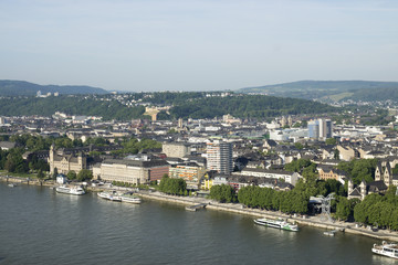 Fototapeta na wymiar Stadtansicht Koblenz, Deutschland
