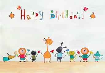 Birthday greeting card