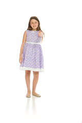 Model isolated with hand shake