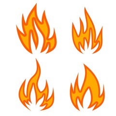 Fire flames Symbols