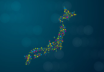 日本地図_ドット