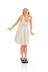 Furious model screaming