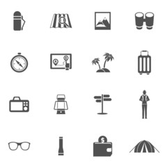 Tourist Icons Set