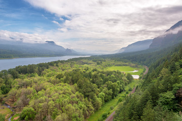 Obraz premium Columbia River Gorge Landscape