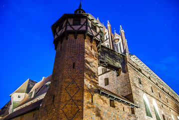 Wieża obserwacyjna na zamku w Malborku, UNESCO 