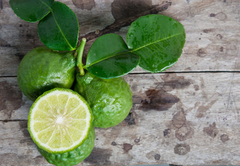 Bergamot on wood table